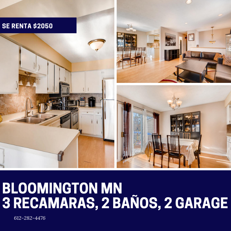 Se Renta Casa en Bloomington